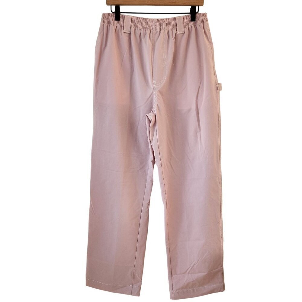 Urban Outfitters Nylon Wide Leg Pants Y2K 90s Pink Purple Women's L